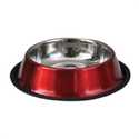 16-Ounce Red No-Tip Dog Bowl